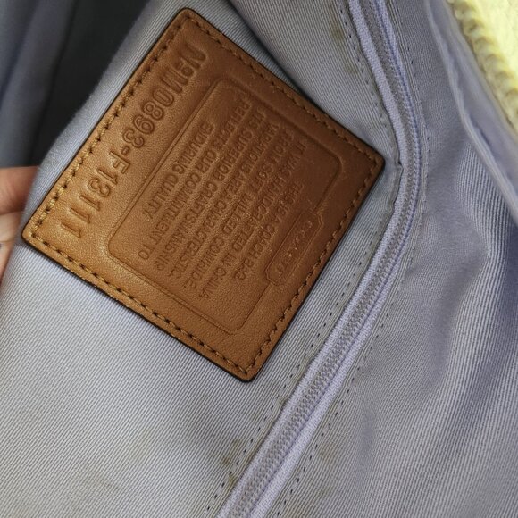 Coach Soho Dome White & Brown Leather Satchel Handbag Purse - Picture 12 of 12